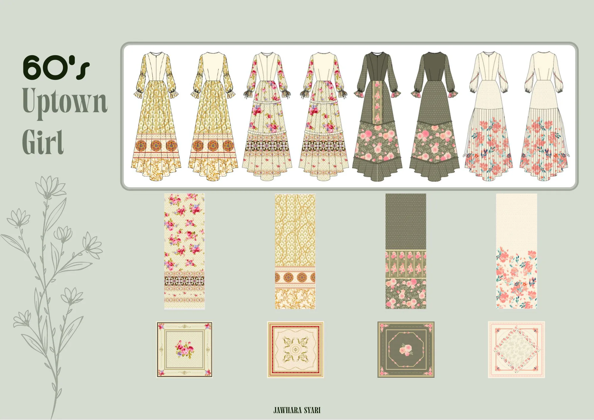Koleksi 60's Uptown Girl untuk Jawhara Syari